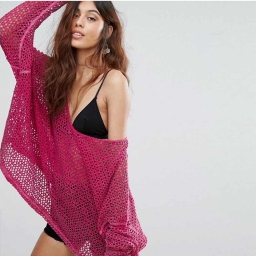 Free People Napa Oversized Long Sleeve Knit Top - Picture 6 of 13